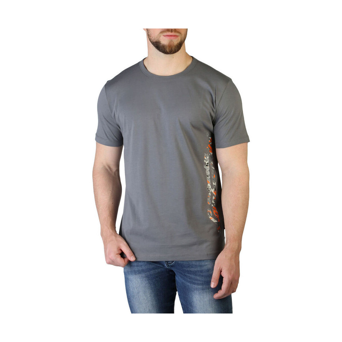Υφασμάτινα Άνδρας T-shirt με κοντά μανίκια Lamborghini - b3xvb7t0 Grey