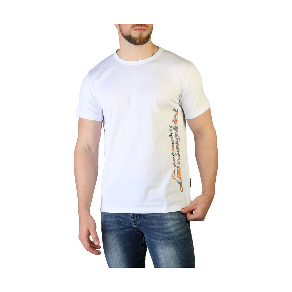 Υφασμάτινα Άνδρας T-shirt με κοντά μανίκια Lamborghini - b3xvb7t0 Άσπρο