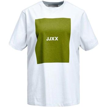 Υφασμάτινα Γυναίκα T-shirt με κοντά μανίκια Jjxx  Άσπρο