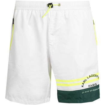 Υφασμάτινα Άνδρας Μαγιώ / shorts για την παραλία Karl Lagerfeld KL22MBM05 | Golf Άσπρο