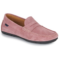 Παπούτσια Άνδρας Μοκασσίνια Pellet CADOR Velours / Ροζ