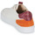 Παπούτσια Άνδρας Χαμηλά Sneakers Pellet SIMON Veau / γήινο  / Άσπρο / Orange