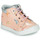 Παπούτσια Κορίτσι Ψηλά Sneakers GBB NAHIA Ροζ