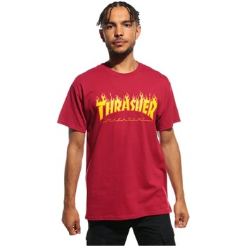 Υφασμάτινα Άνδρας T-shirt με κοντά μανίκια Thrasher  Bordeaux