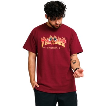 Υφασμάτινα Άνδρας T-shirt με κοντά μανίκια Thrasher  Bordeaux