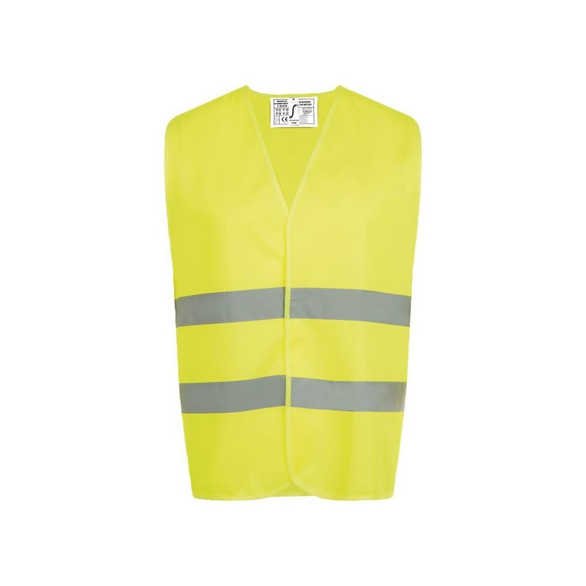 Υφασμάτινα Άνδρας Γιλέκα κοστουμιού Sols SECURE PRO - CHALECO TRABAJO Yellow