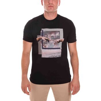 Υφασμάτινα Άνδρας T-shirts & Μπλούζες Gazzarini TE55G Black