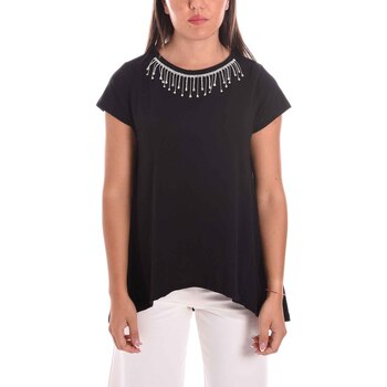 Υφασμάτινα Γυναίκα T-shirts & Μπλούζες Fracomina FR22ST3025J400R9 Black
