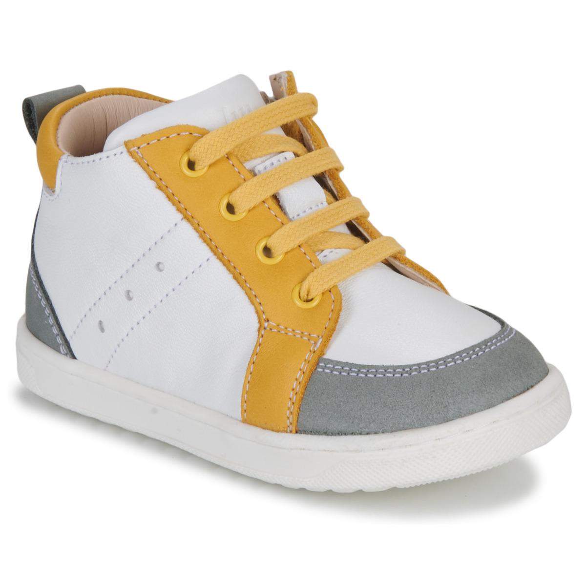 Παπούτσια Παιδί Ψηλά Sneakers Little Mary CAMILLE Άσπρο / Safran