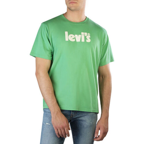 Υφασμάτινα Άνδρας Μπλουζάκια με μακριά μανίκια Levi's - 16143 Green