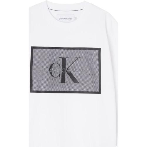 Υφασμάτινα Άνδρας Φούτερ Calvin Klein Jeans  Άσπρο