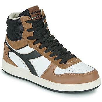 Παπούτσια Ψηλά Sneakers Diadora MAGIC BASKET MID EARTH Brown / Άσπρο / Black