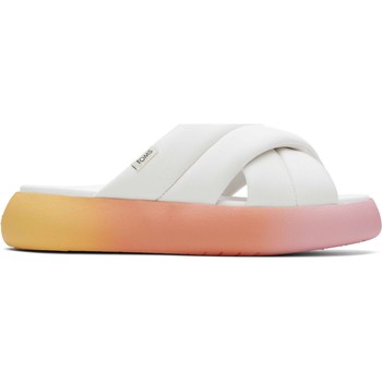 Παπούτσια Γυναίκα Παντόφλες Toms Ombre Repreve Jersey Mallow Crossover Sandal  λευκό