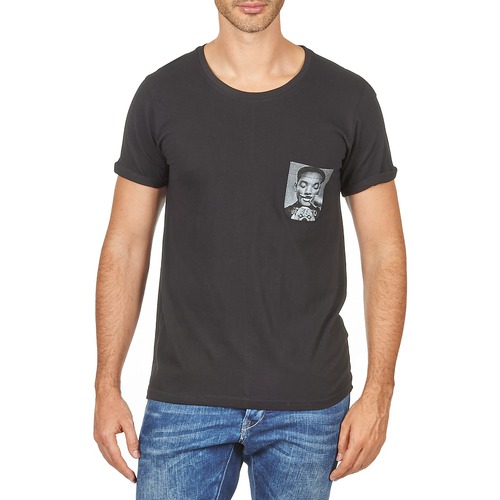 Υφασμάτινα Άνδρας T-shirt με κοντά μανίκια Eleven Paris WOLYPOCK MEN Black