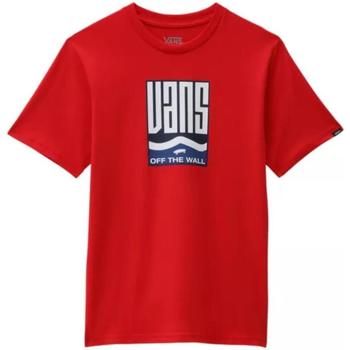 Υφασμάτινα Αγόρι T-shirt με κοντά μανίκια Vans  Red