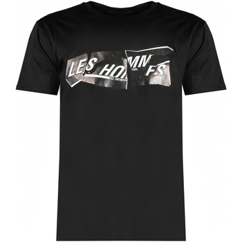 Υφασμάτινα Άνδρας T-shirt με κοντά μανίκια Les Hommes  Black