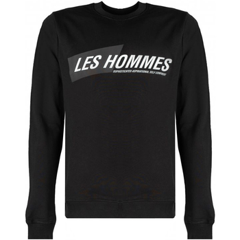 Υφασμάτινα Άνδρας Φούτερ Les Hommes LLH401-758P | Round Neck Sweater Black