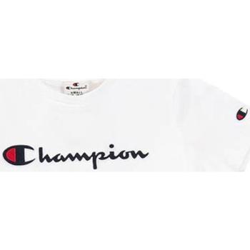 Υφασμάτινα Αγόρι T-shirt με κοντά μανίκια Champion  Άσπρο