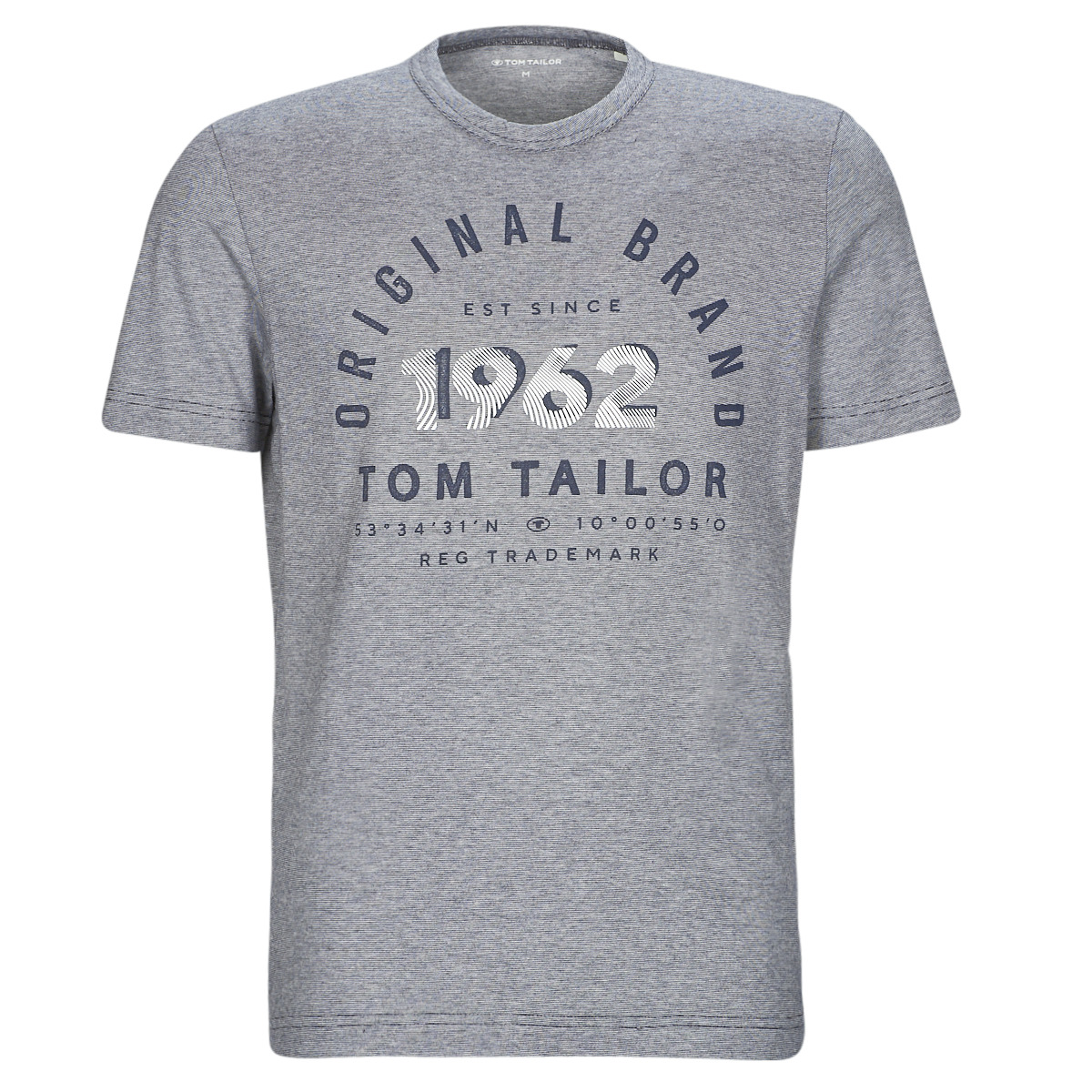 Υφασμάτινα Άνδρας T-shirt με κοντά μανίκια Tom Tailor 1035549 Grey