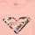 Υφασμάτινα Κορίτσι T-shirt με κοντά μανίκια Roxy DAY AND NIGHT A Ροζ