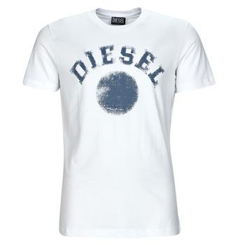 Υφασμάτινα Άνδρας T-shirt με κοντά μανίκια Diesel T-DIEGOR-K56 Άσπρο / Μπλέ