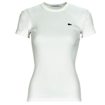 Υφασμάτινα Γυναίκα T-shirt με κοντά μανίκια Lacoste TF5538-70V Άσπρο
