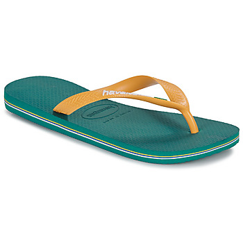 Παπούτσια Σαγιονάρες Havaianas BRASIL LOGO Green / Yellow