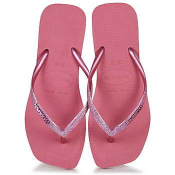 Παπούτσια Γυναίκα Σαγιονάρες Havaianas SLIM SQUARE GLITTER Ροζ