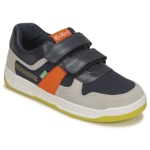 Παπούτσια Αγόρι Χαμηλά Sneakers Kickers KALIDO Marine / Orange