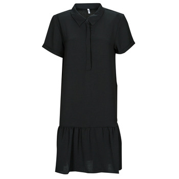 Υφασμάτινα Γυναίκα Κοντά Φορέματα JDY JDYLION S/S PLACKET DRESS Black