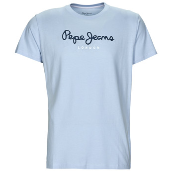 Υφασμάτινα Άνδρας T-shirt με κοντά μανίκια Pepe jeans EGGO N Μπλέ /  clair