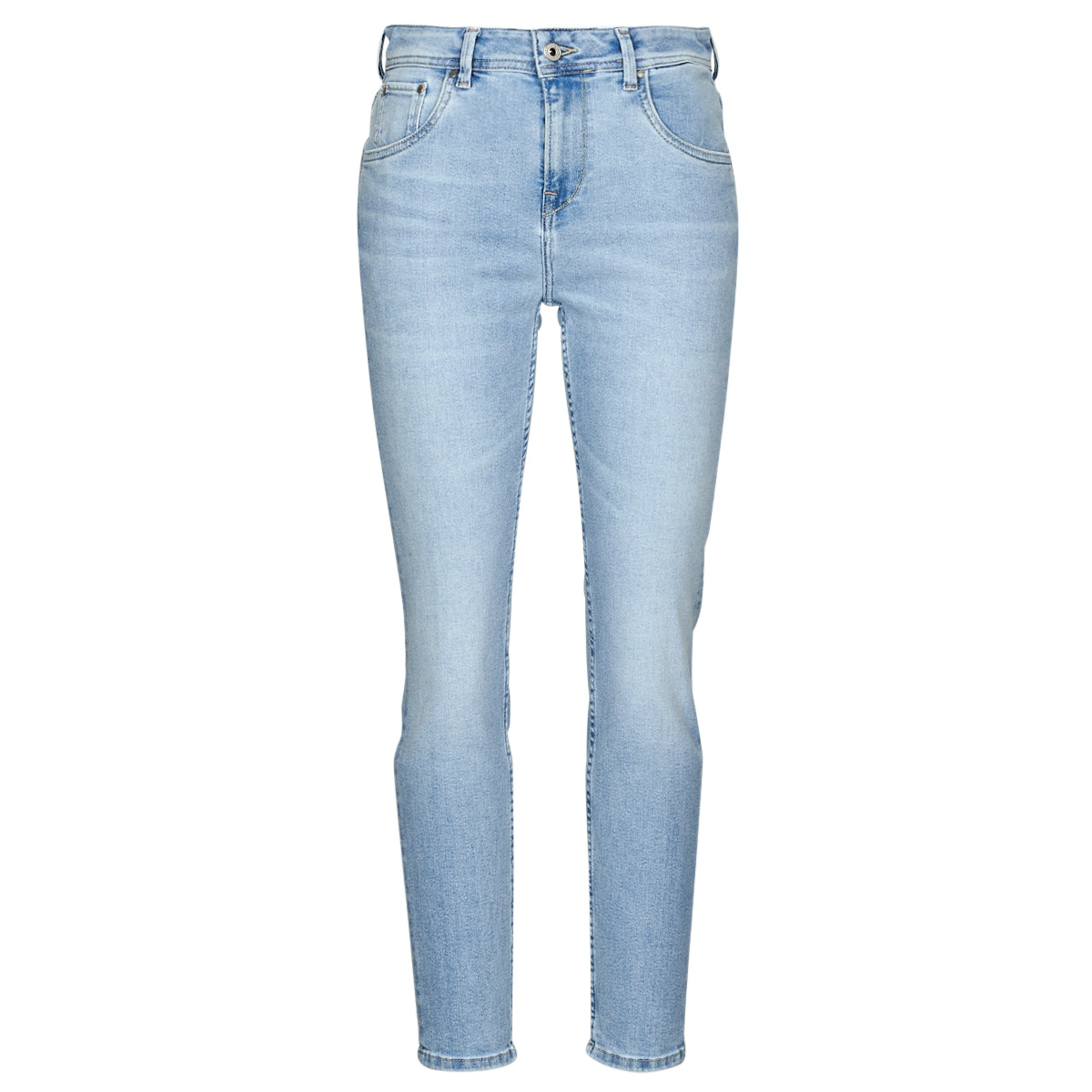 Υφασμάτινα Γυναίκα τζιν με υψηλή μέση  Pepe jeans VIOLET Μπλέ /  clair