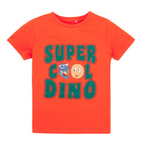Υφασμάτινα Αγόρι T-shirt με κοντά μανίκια Name it NMMTONY SS TOP Orange