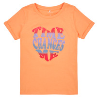 Υφασμάτινα Κορίτσι T-shirt με κοντά μανίκια Name it NKFTATIANNA SS TOP Orange