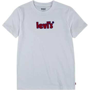 Υφασμάτινα Παιδί T-shirt με κοντά μανίκια Levi's 195913 Άσπρο