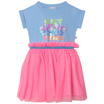 Υφασμάτινα Κορίτσι Κοντά Φορέματα Billieblush U12811-798 Μπλέ / Ροζ