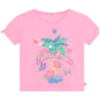 Υφασμάτινα Κορίτσι T-shirt με κοντά μανίκια Billieblush U15B14-462 Ροζ