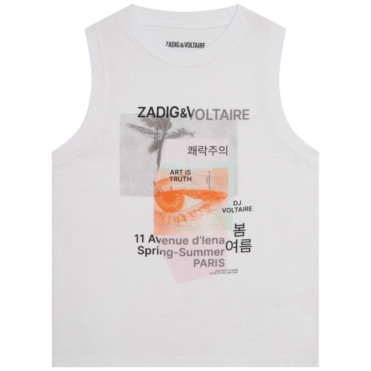 Αμάνικα/T-shirts χωρίς μανίκια Zadig & Voltaire X15378-10P-C