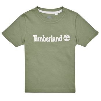 Υφασμάτινα Αγόρι T-shirt με κοντά μανίκια Timberland T25T77 Kaki