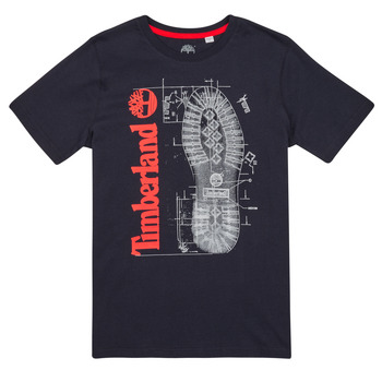 Υφασμάτινα Αγόρι T-shirt με κοντά μανίκια Timberland T25T82 Black