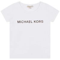 Υφασμάτινα Κορίτσι T-shirt με κοντά μανίκια MICHAEL Michael Kors R15164-10P-C Άσπρο