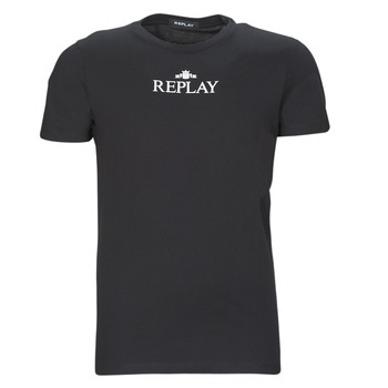 Υφασμάτινα Άνδρας T-shirt με κοντά μανίκια Replay M6473 Black