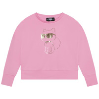 Υφασμάτινα Κορίτσι Φούτερ Karl Lagerfeld Z15425-465-C Ροζ