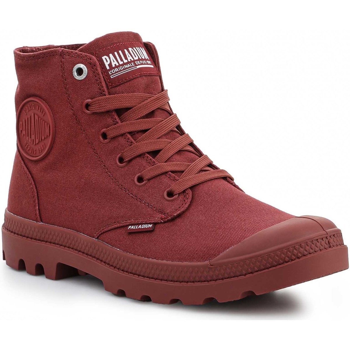 Ψηλά Sneakers Palladium Mono Chrome Wax Red 73089-658-M