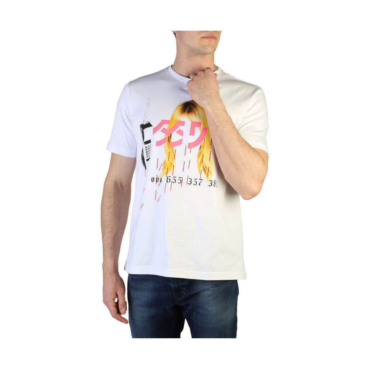 T-shirt με κοντά μανίκια Diesel – t_just_t24
