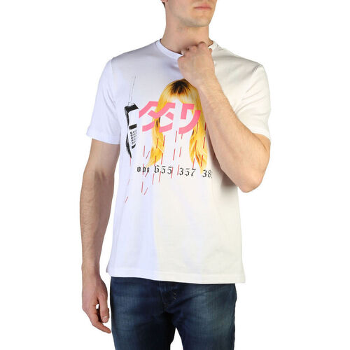 Υφασμάτινα Άνδρας T-shirt με κοντά μανίκια Diesel - t_just_t24 Άσπρο