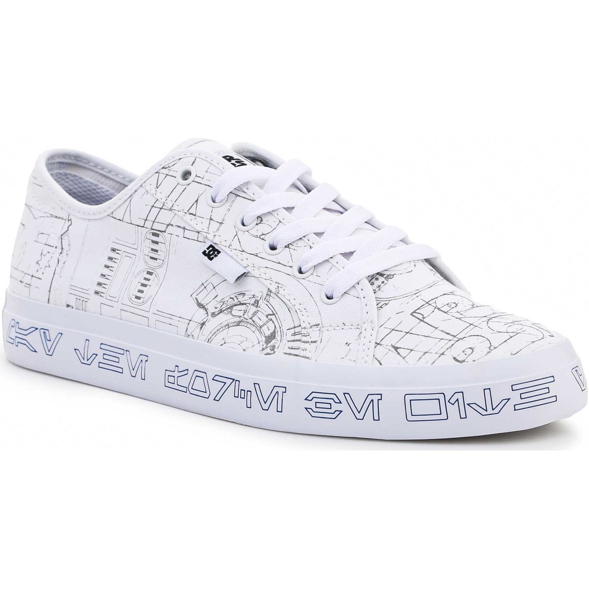 Skate Παπούτσια DC Shoes Sw Manual White/Blue ADYS300718-WBL