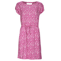 Υφασμάτινα Γυναίκα Κοντά Φορέματα Only ONLNOVA LIFE CONNIE BALI DRESS Άσπρο / Ροζ