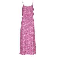Υφασμάτινα Γυναίκα Μακριά Φορέματα Only ONLNOVA LIFE STRAP MAXI DRESS Άσπρο / Ροζ