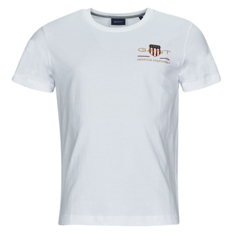 Υφασμάτινα Άνδρας T-shirt με κοντά μανίκια Gant ARCHIVE SHIELD EMB Άσπρο
